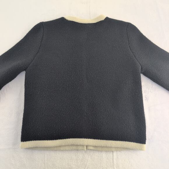 Zara Black and Cream Cardigan - Picture 8 of 8